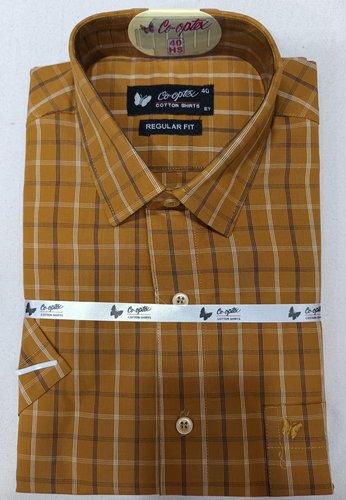 PL COTTON STRIPE CHECK SHIRTS 40 HS